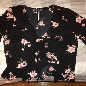 Floral crop top